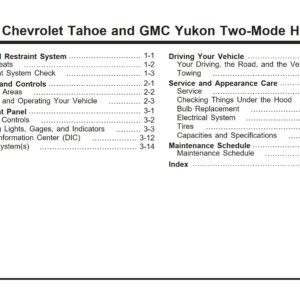 GMC Yukon Hybrid 2009 Owner’s Manual