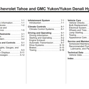 GMC Yukon Hybrid 2011 Owner’s Manual