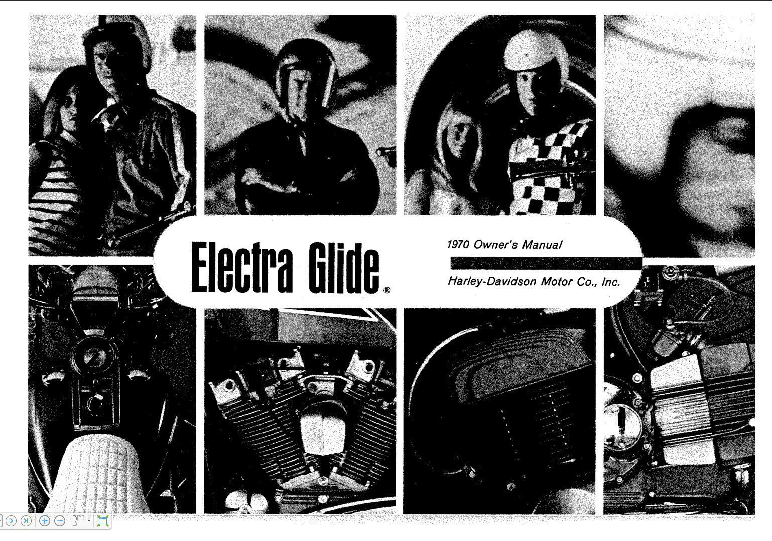 Harley-Davidson Electra 1970 Owner’s Manual