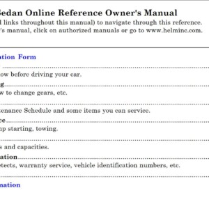 Honda Accord Sedan 1991 Owner's Manual