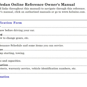 Honda Accord Sedan 1992 Owner's Manual