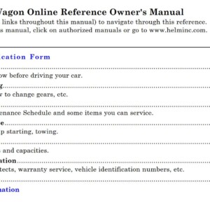 Honda Accord Wagon 1992 Owner's Manual
