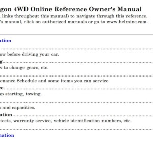 Honda Civic Wagon 1990 Owner's Manual