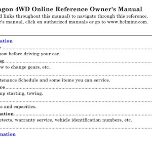 Honda Civic Wagon 1991 Owner's Manual