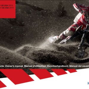Husqvarna CR 125 WR 125 2012 Owner’s Manual