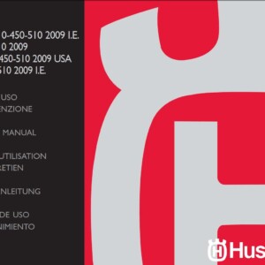 Husqvarna TE TXC 250-310-450-510 2009 Owner’s Manual