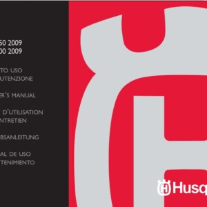 Husqvarna WR 300 250 2009 Owner’s Manual