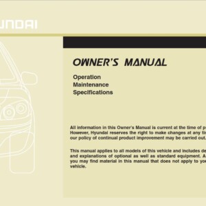 Hyundai Grand Santa Fe 2014 Owner's Manual