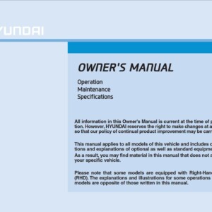 Hyundai Ioniq Hybrid 2017 Owner's Manual