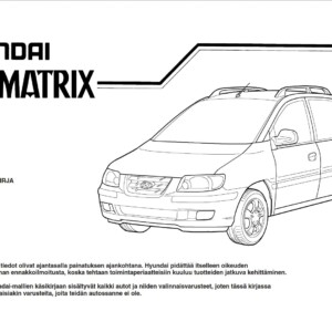 Hyundai Matrix 2002 Owner's Manual