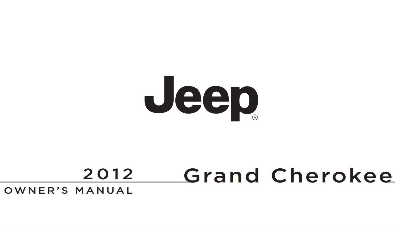 Jeep Grand-Cherokee 2012 Owner's Manual