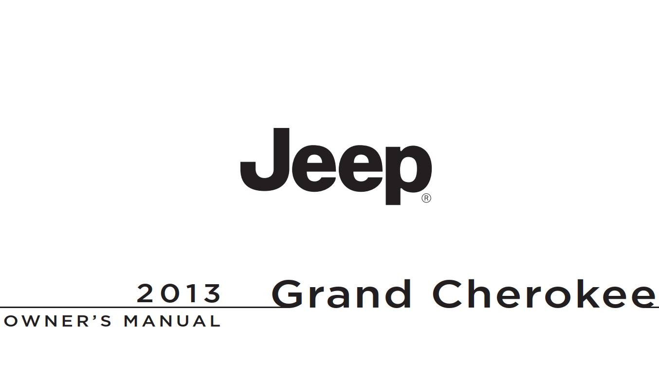 Jeep Grand-Cherokee 2013 Owner's Manual