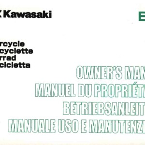 Kawasaki ER-5 2003 Owner's Manual