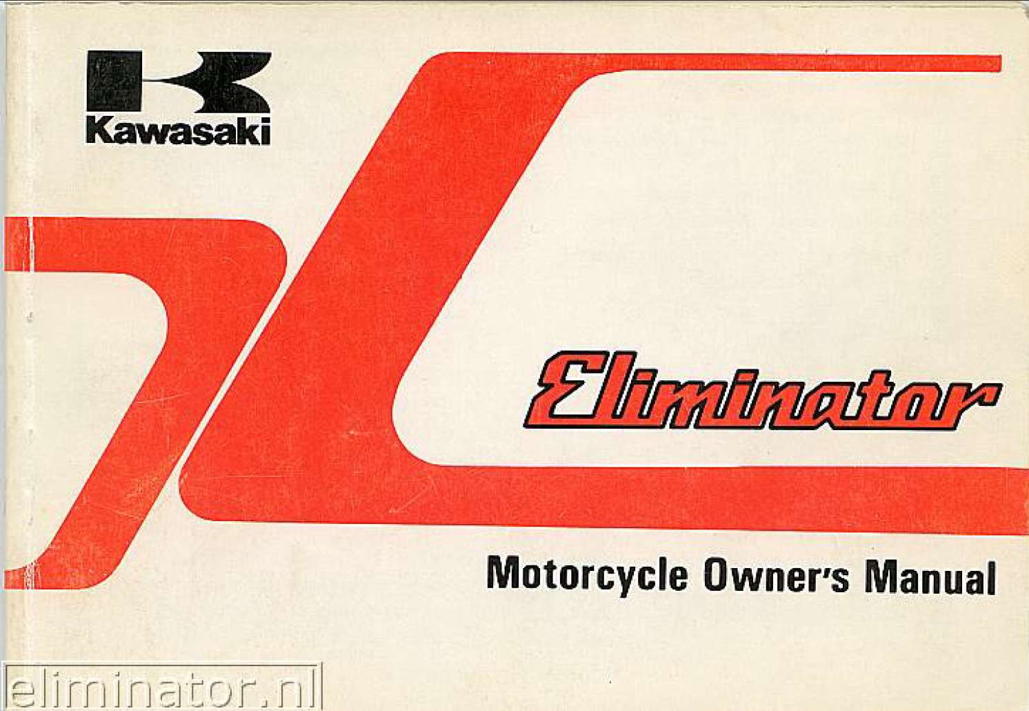 Kawasaki Kawasaki Eliminator 1984 Owner's Manual
