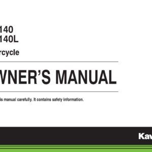 Kawasaki KLX140L 2014 Owner's Manual