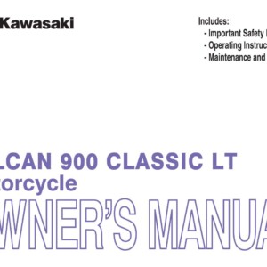 Kawasaki Vulcan 900 Classic LT 2013 Owner's Manual