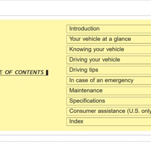 KIA Amanti 2008 Owner's Manual