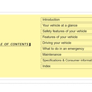 KIA Borrego 2011 Owner's Manual