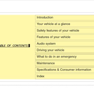 KIA Carens 2018 RHD Owner's Manual