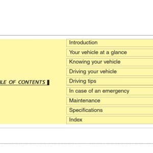 KIA Cerato 2006 Owner's Manual