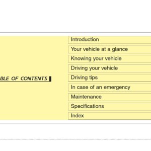 KIA Cerato 2007 Owner's Manual
