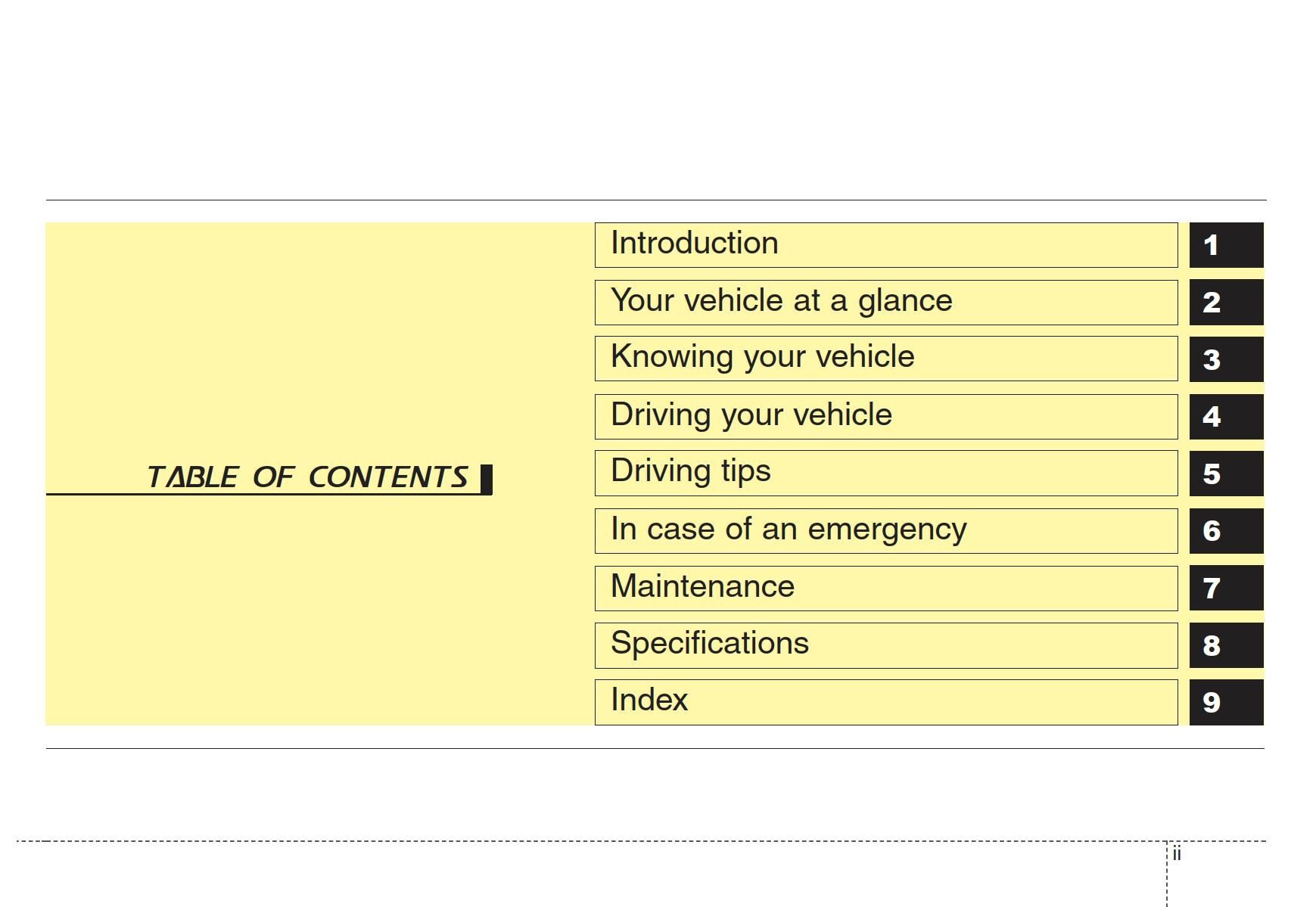 KIA Cerato 2008 Owner's Manual