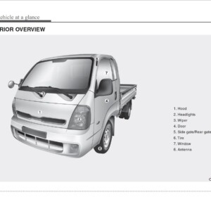 KIA K2500 2015 Owner's Manual