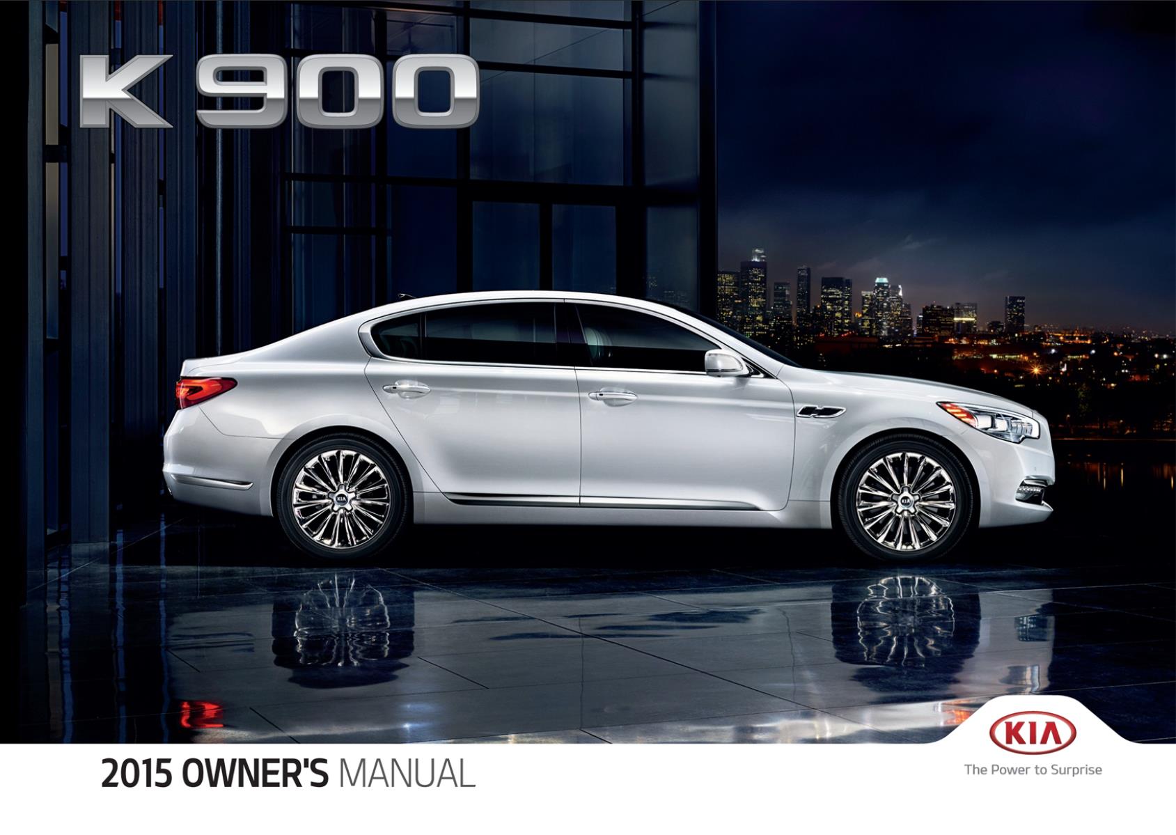 KIA K900 2015 Owner's Manual