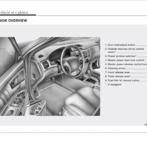 KIA Magentis 2008 Owner's Manual
