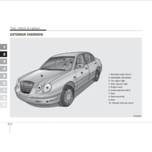 KIA Opirus 2004 Owner's Manual