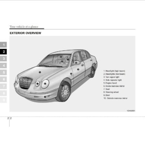 KIA Opirus 2006 Owner's Manual