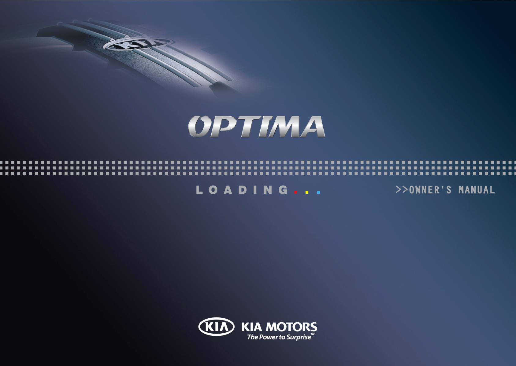 KIA Optima 2010 Owner's Manual