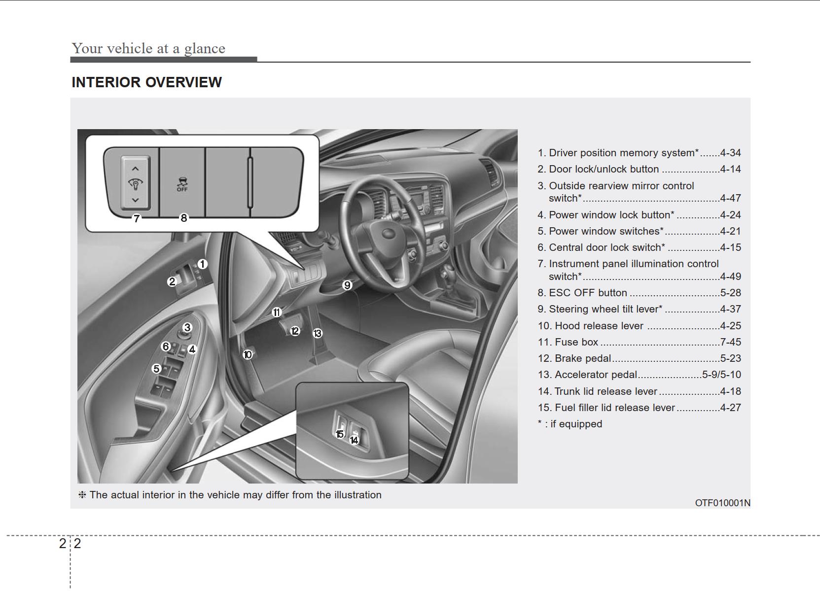 KIA Optima 2012 Owner's Manual