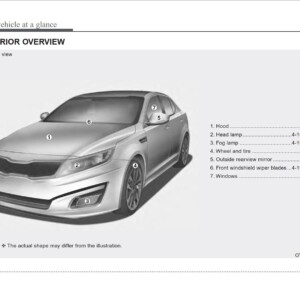 KIA Optima 2015 Owner's Manual