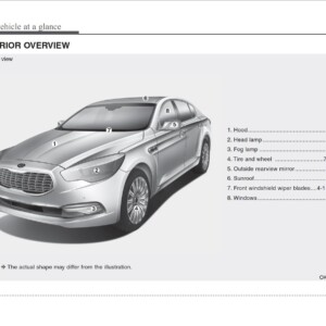 KIA Quoris 2015 Owner's Manual