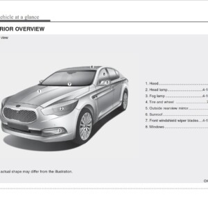 KIA Quoris 2016 Owner's Manual