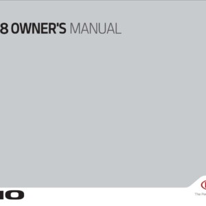 KIA Rio, Rio Hatchback 2018 Owner's Manual
