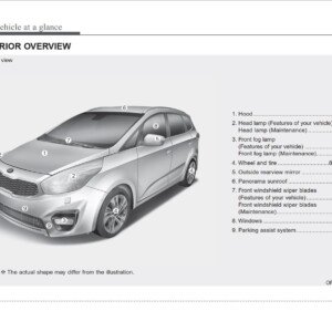 KIA Rondo 2017 Owner's Manual