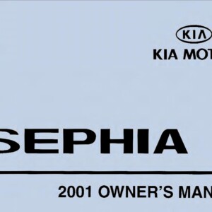 KIA Sephia 2001 Owner's Manual