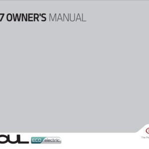KIA Soul EV 2017 Owner's Manual