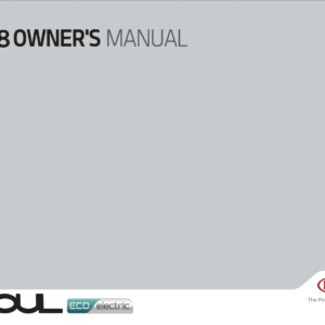 KIA Soul EV 2018 Owner's Manual