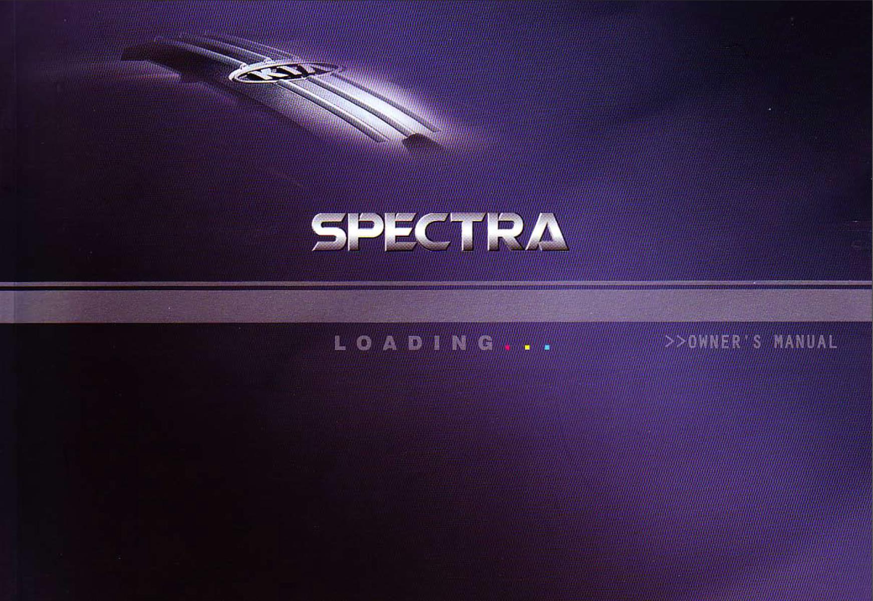 KIA Spectra 2004 Owner's Manual