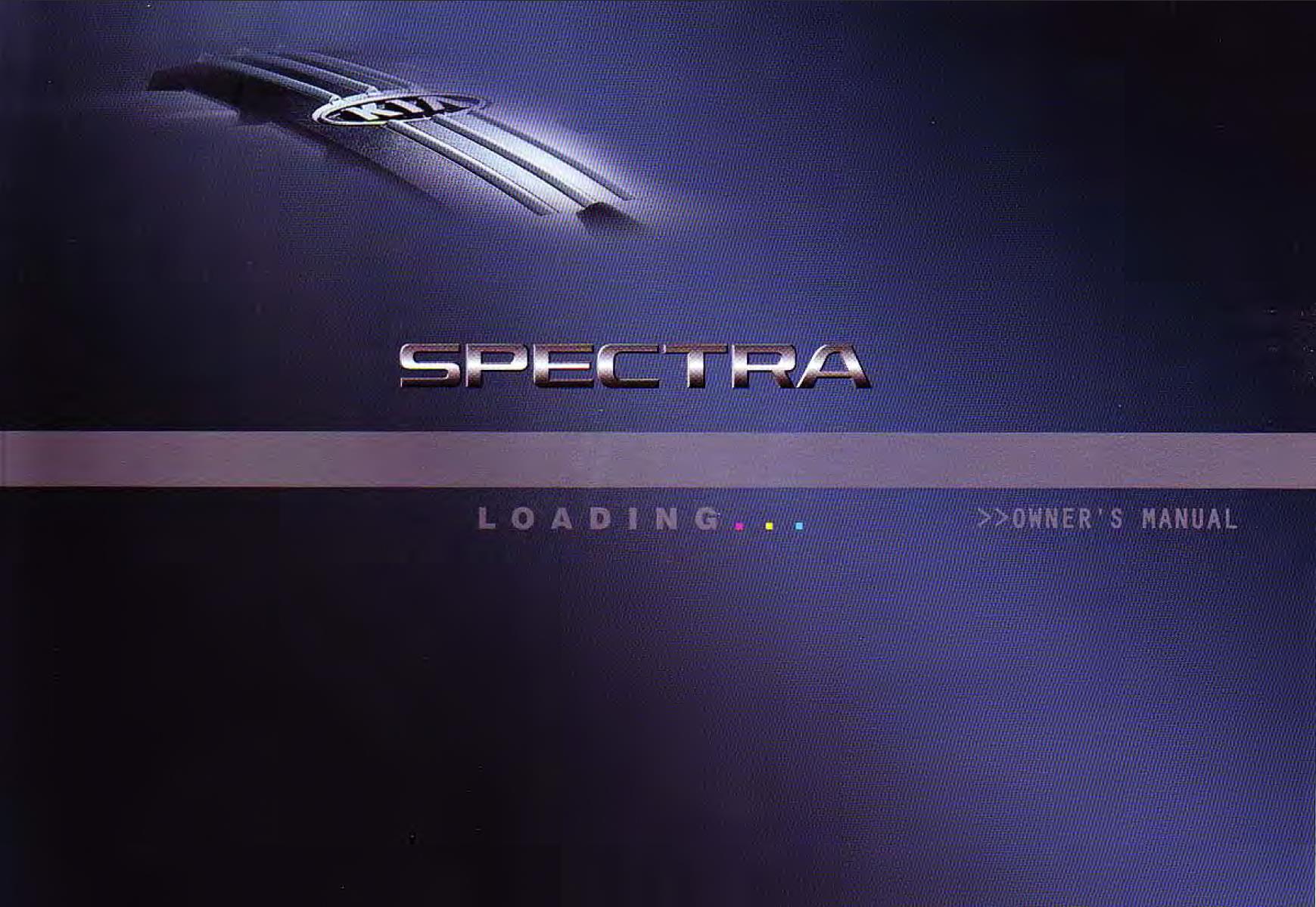 KIA Spectra5 2005 Owner's Manual
