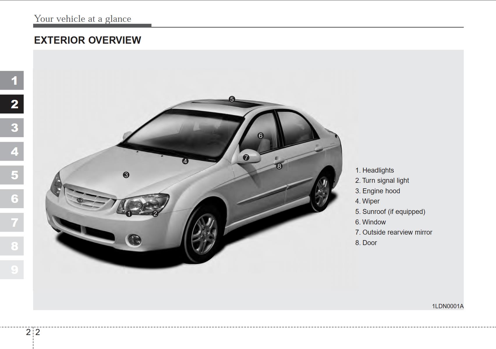 KIA Spectra5 2006 Owner's Manual
