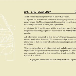 KIA Venga 2011 Owner's Manual