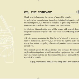 KIA Venga 2013 Owner's Manual
