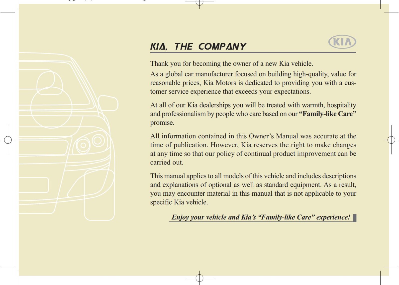 KIA Venga 2016 Owner's Manual – PDF Download