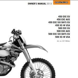KTM 450 Universal 2013 Owner’s Manual