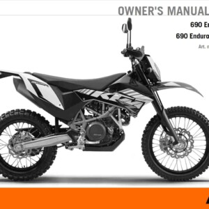 KTM 690 Enduro 2012 Owner’s Manual