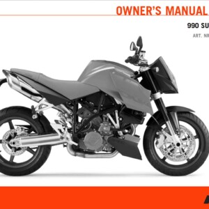 KTM Super Duke 2006 Owner’s Manual